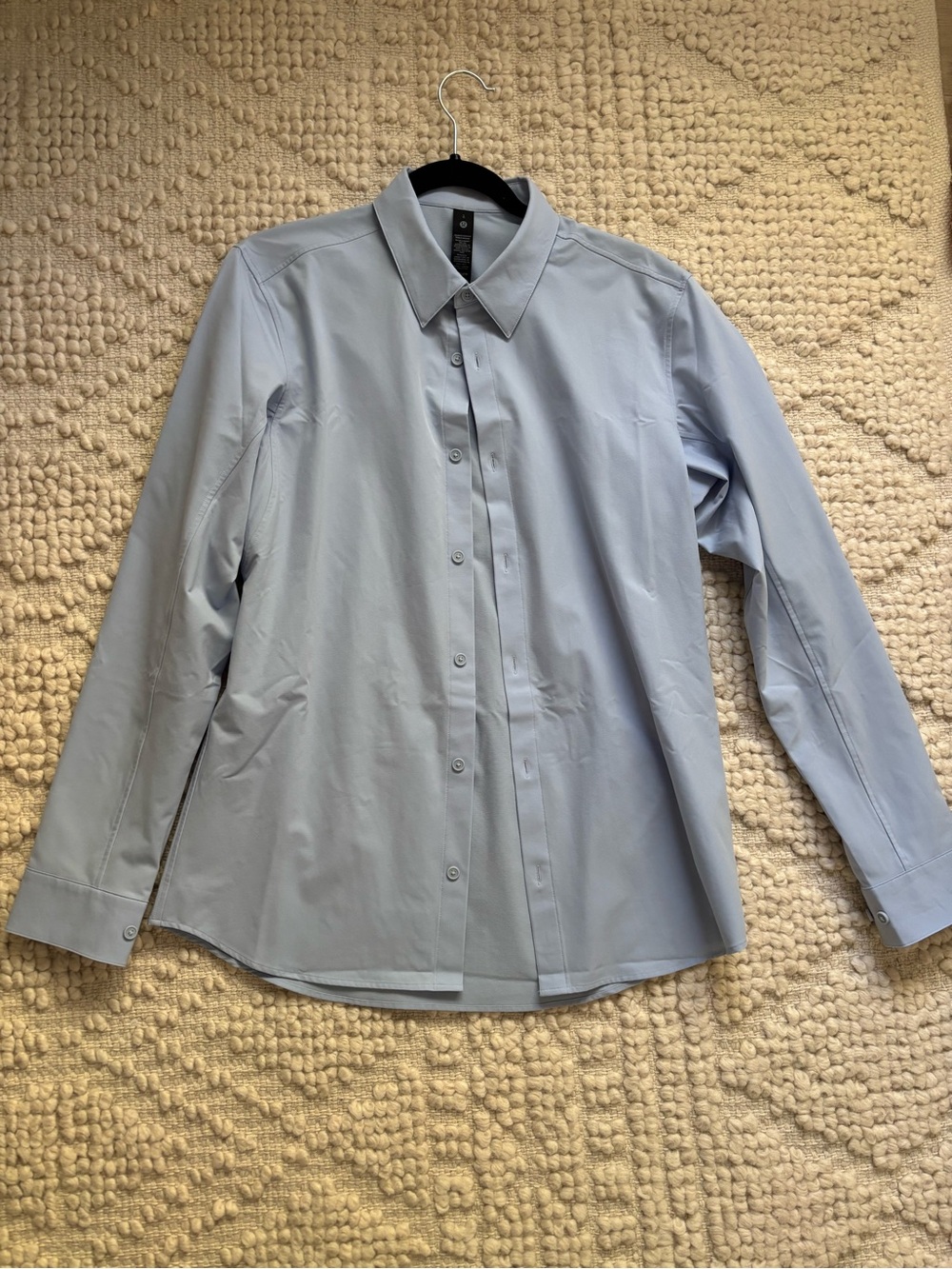 Lululemon Light Blue Men's Button-Up Dress Shirt